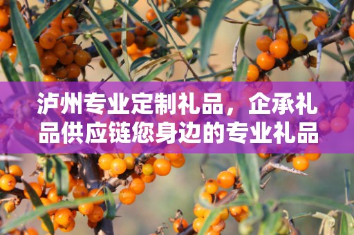 泸州专业定制礼品，企承礼品供应链您身边的专业礼品定制公司